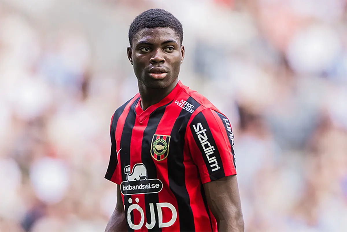 Photo of Ezekial Alladoh courtesy of IF Brommapojkarna