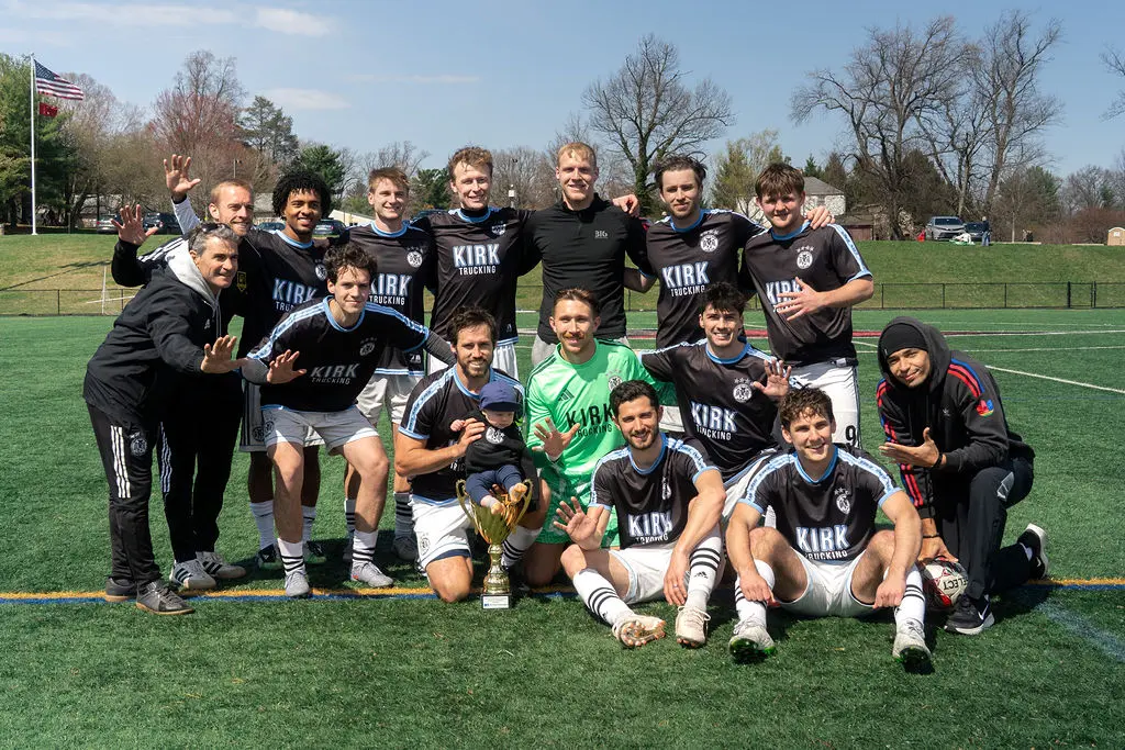 West Chester United poses for a team photo after winning their fifth straight EPSA Frank Giancroce Open Cup. Photo by Owen DeCorte.