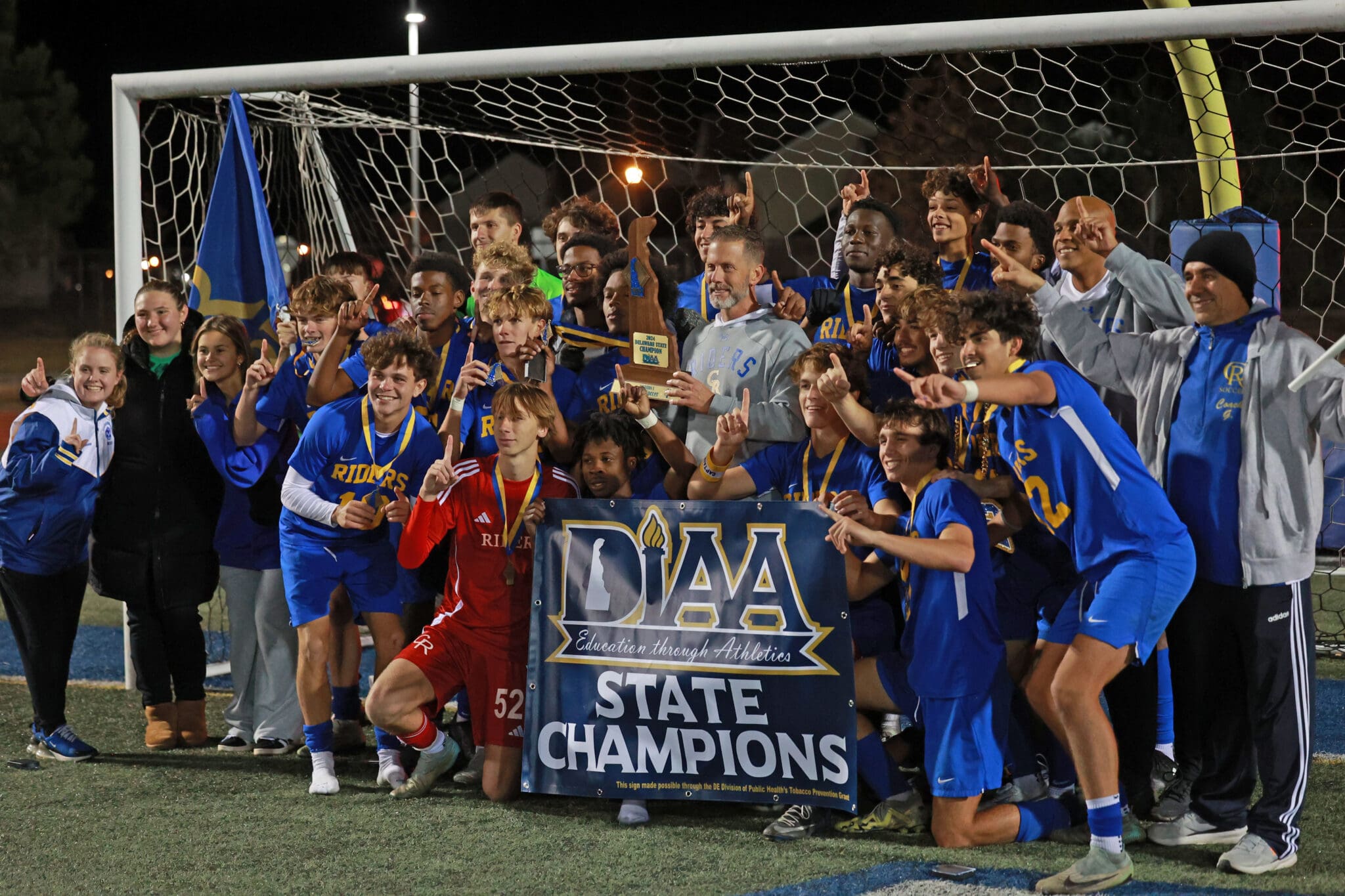 Caesar Rodney won the 2024 DIAA Division 1 Boys Soccer Championship