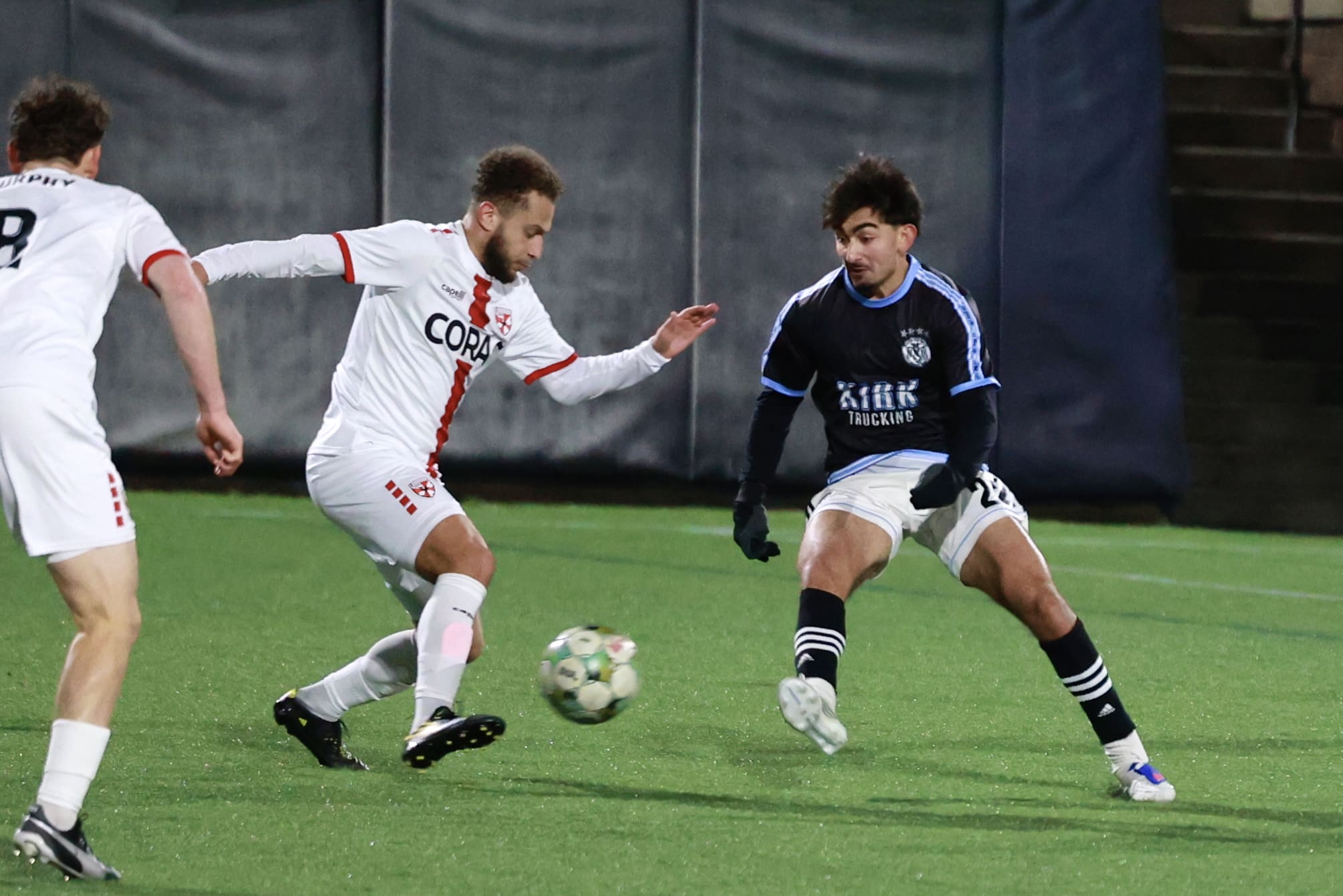 Bardia Hormozi playing for West Chester United in the U.S. Open Cup against Loudoun United
